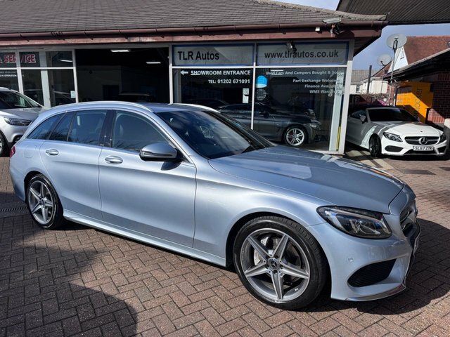 Mercedes-Benz C Class 2018 2.1 C220d Amg Line Estate G-tronic Silver
