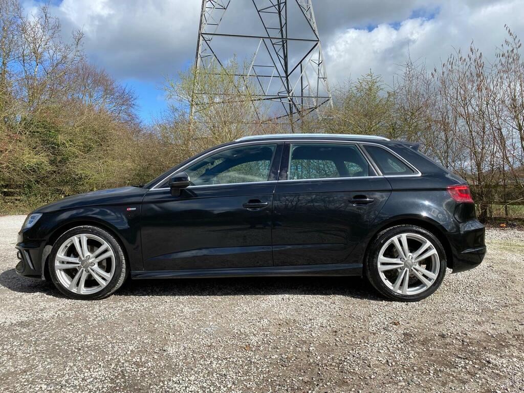 Audi A3 Hatchback 2.0 Tdi S Line Sportback Euro 5 Ss SK64FJD Black #4