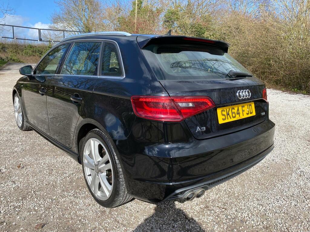 Audi A3 Hatchback 2.0 Tdi S Line Sportback Euro 5 Ss SK64FJD Black #5