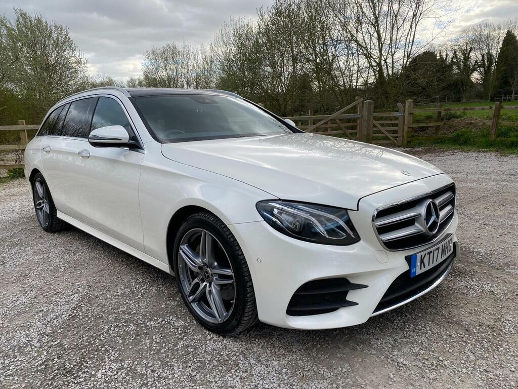 Mercedes-Benz E Class Estate 2.0 E220d Amg Line Premium G-tronic Euro White