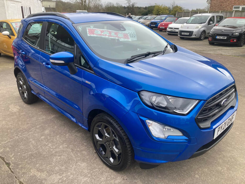 Ford Ecosport 1.0 Ecoboost 140 St-line Hatchback Manu PY21GHF Blue #3