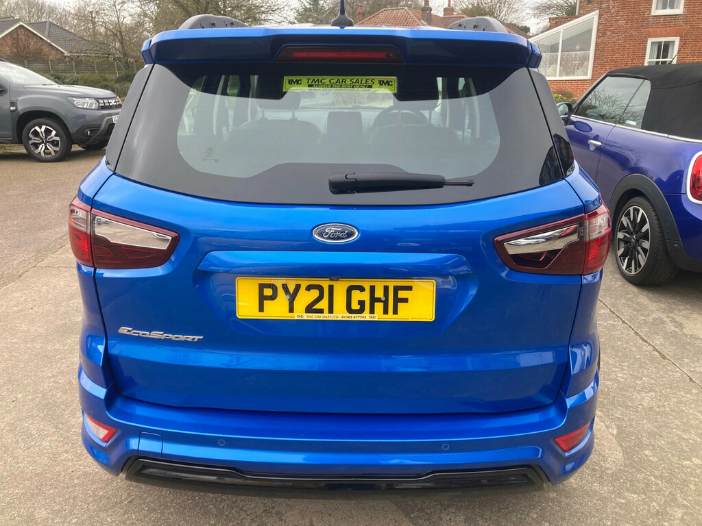 Ford Ecosport 1.0 Ecoboost 140 St-line Hatchback Manu PY21GHF Blue #5