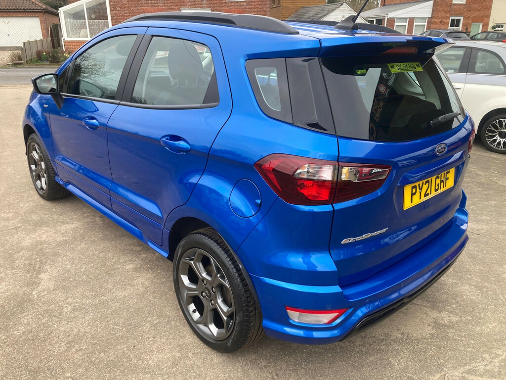 Ford Ecosport 1.0 Ecoboost 140 St-line Hatchback Manu PY21GHF Blue #6