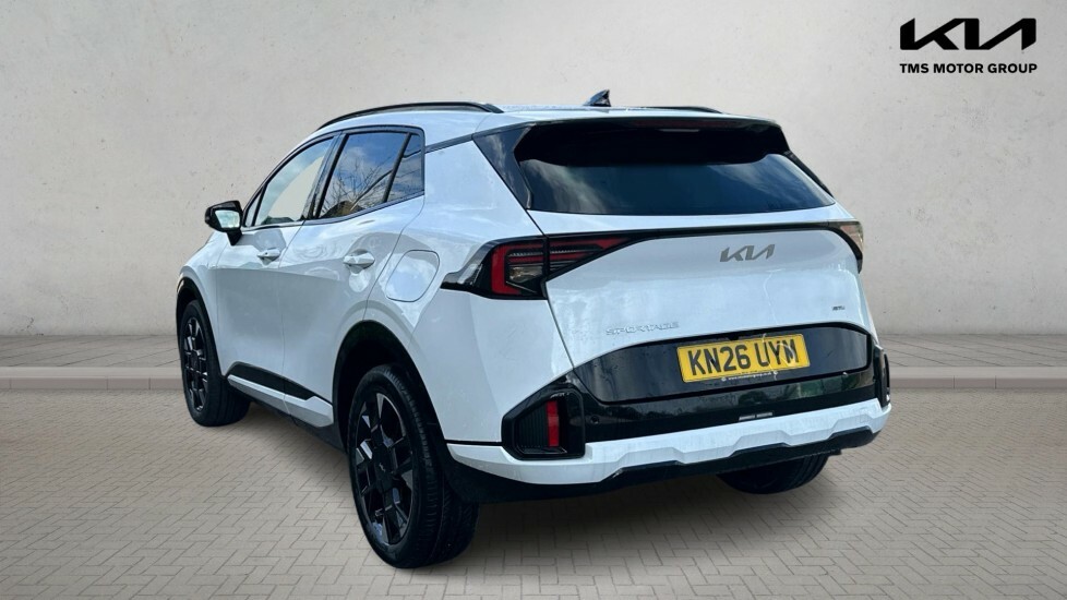 Kia Sportage 1.6 T-gdi Hev Gt-line KN26UYM White #2