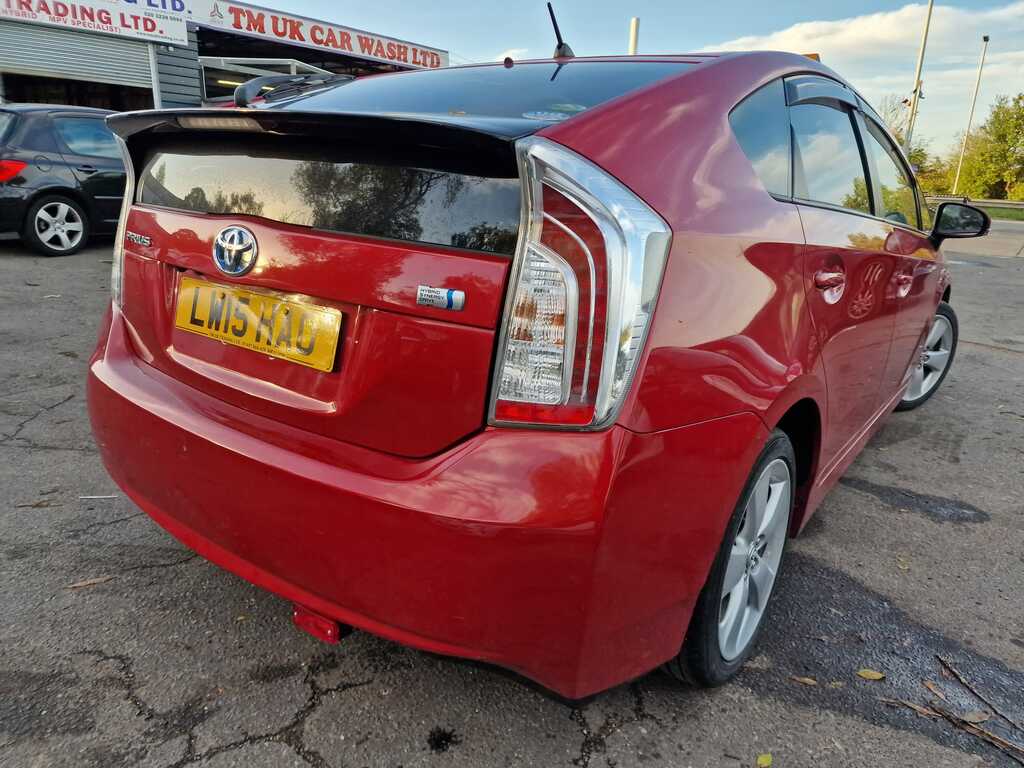 Toyota Prius 1.8 Hybrid 201515 T Spirit 5 Seats Imported Red #3