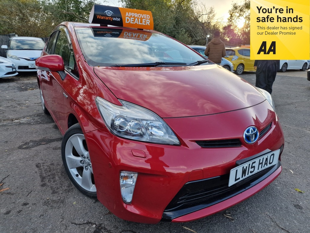 Toyota Prius 1.8 Hybrid 201515 T Spirit 5 Seats Imported Red