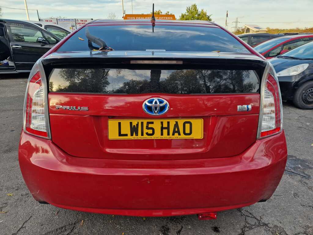 Toyota Prius 1.8 Hybrid 201515 T Spirit 5 Seats Imported Red #6