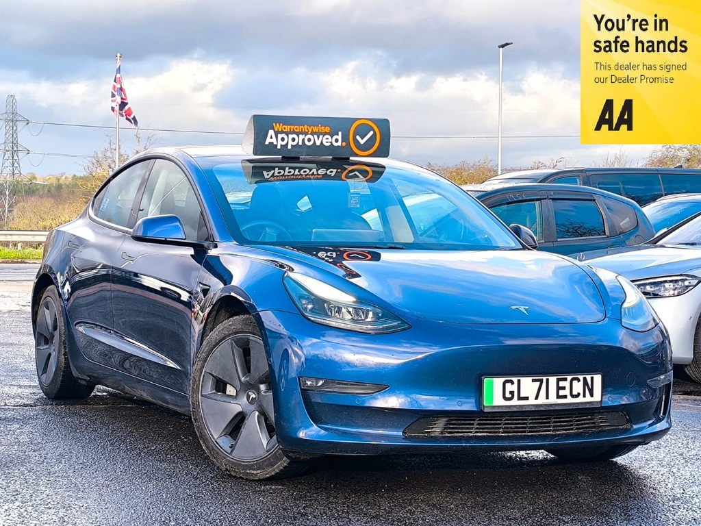 Tesla Model 3 202171 75 Kwh Dual Motor Long Range S Blue