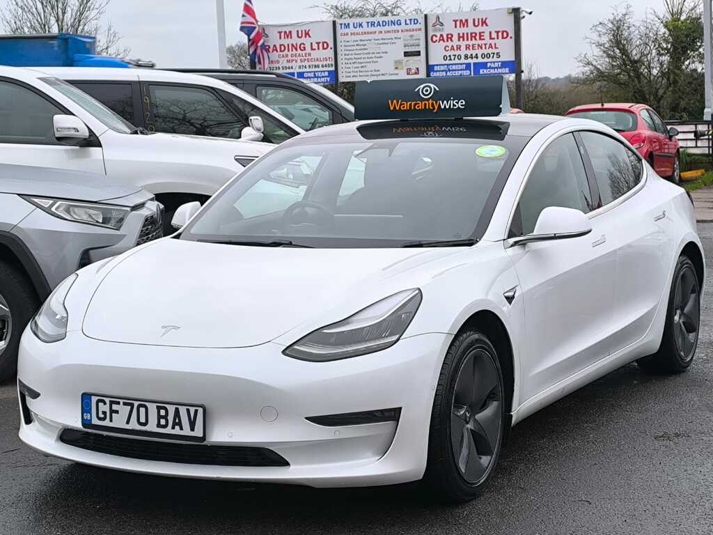 Tesla Model 3 202070 75 Kwh Dual Motor Long Range S GF70BAV White #2