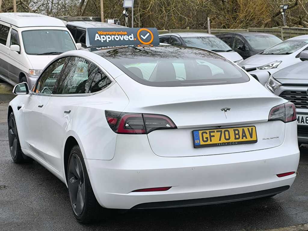 Tesla Model 3 202070 75 Kwh Dual Motor Long Range S GF70BAV White #4