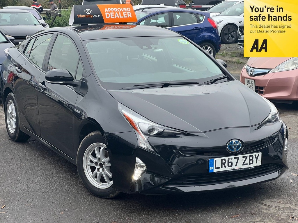 Toyota Prius 1.8 Hybrid 201767 Active 5 Seats P LR67ZBY Black