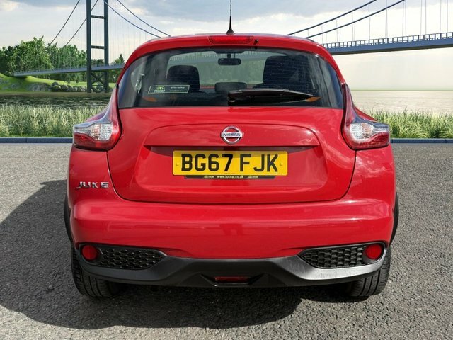 Nissan Juke 1.6 Visia Suv Euro 6 94 Ps BG67FJK Red #4
