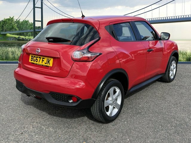Nissan Juke 1.6 Visia Suv Euro 6 94 Ps BG67FJK Red #3