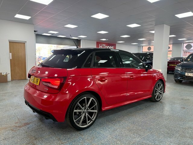 Audi A1 Sportback Tfsi S Line Black Edition Nav GF18LVB Red #2
