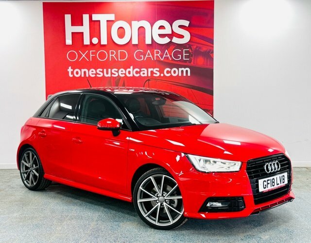 Audi A1 Sportback Tfsi S Line Black Edition Nav Red