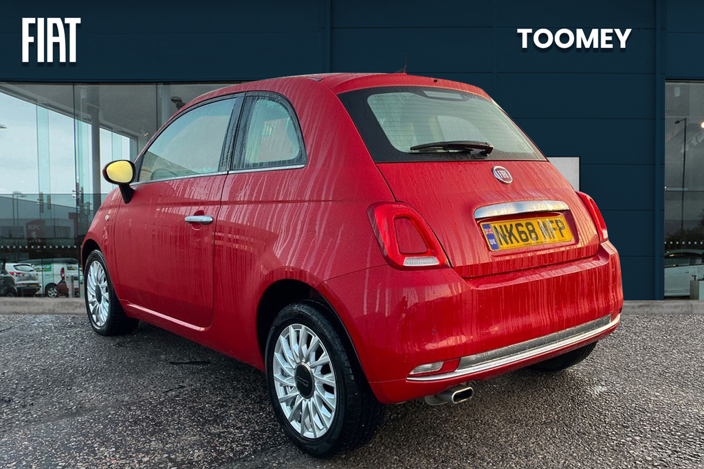Fiat 500 1.2 Lounge Hatchback NK68MFP Red #3