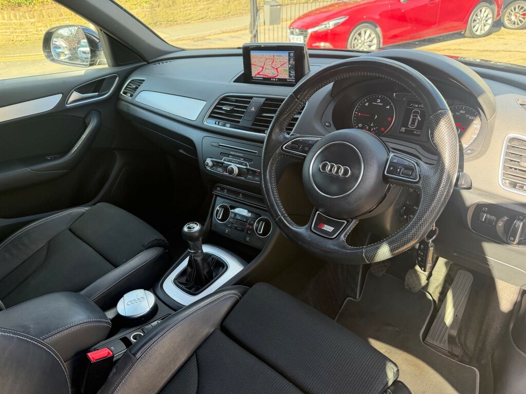 Audi Q3 2.0 Tdi S Line Euro 6 Ss Nav LM66PHX Black #3