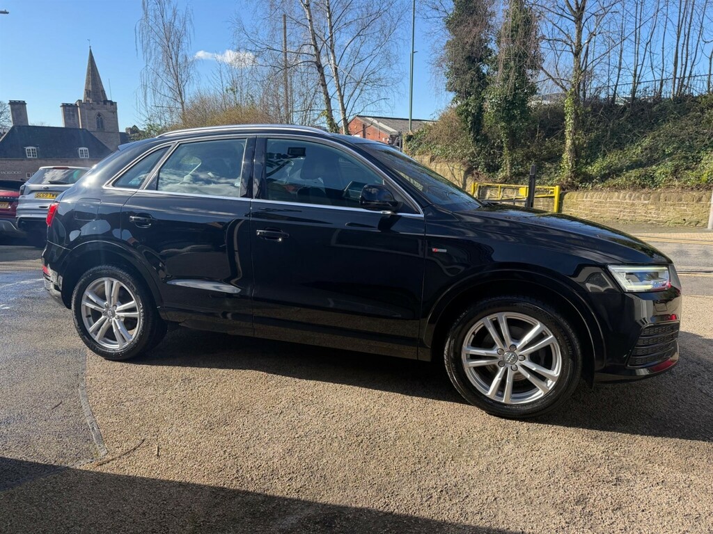 Audi Q3 2.0 Tdi S Line Euro 6 Ss Nav LM66PHX Black #2