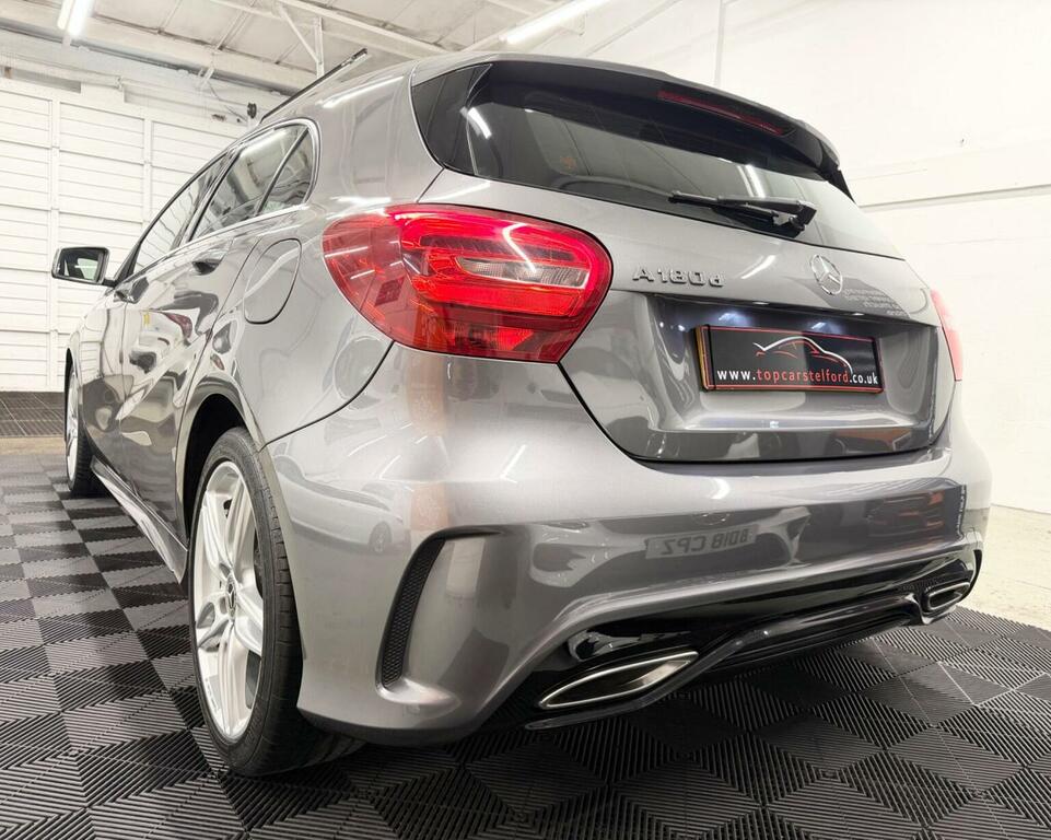 Mercedes-Benz A Class Hatchback 1.5 A180d Amg Line 7G-dct Euro 6 Ss 5 BK18XGU Grey #4