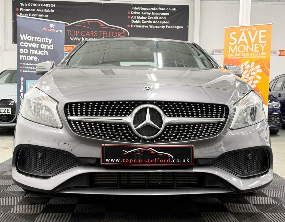 Mercedes-Benz A Class Hatchback 1.5 A180d Amg Line 7G-dct Euro 6 Ss 5 Grey