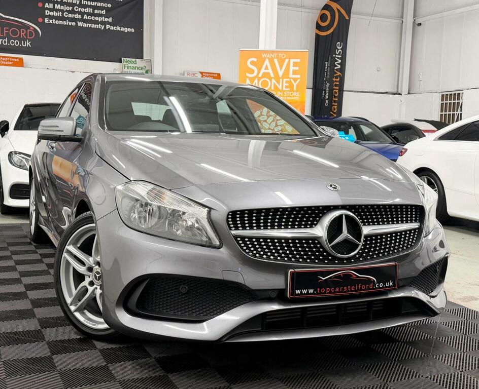 Mercedes-Benz A Class Hatchback 1.5 A180d Amg Line 7G-dct Euro 6 Ss 5 BK18XGU Grey #3