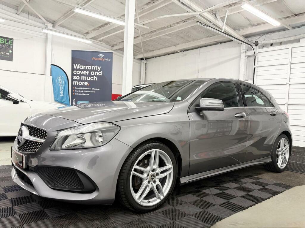 Mercedes-Benz A Class Hatchback 1.5 A180d Amg Line 7G-dct Euro 6 Ss 5 BK18XGU Grey #6