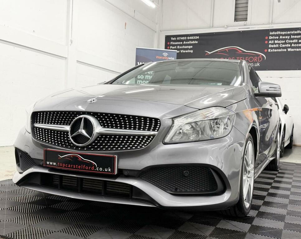 Mercedes-Benz A Class Hatchback 1.5 A180d Amg Line 7G-dct Euro 6 Ss 5 BK18XGU Grey #2