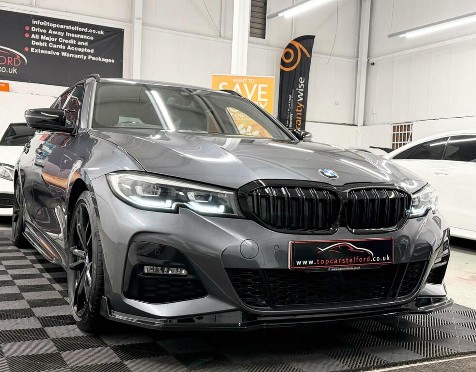 BMW 3 Series Estate 2.0 320D M Sport Touring Xdrive Euro 6 YK69PRE Grey #3