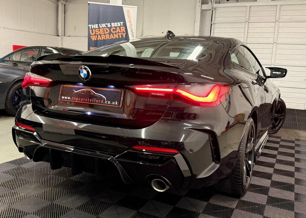 BMW 4 Series Gran Coupe Coupe 2.0 420D Mht M Sport Euro 6 Ss YH71NLP Black #4