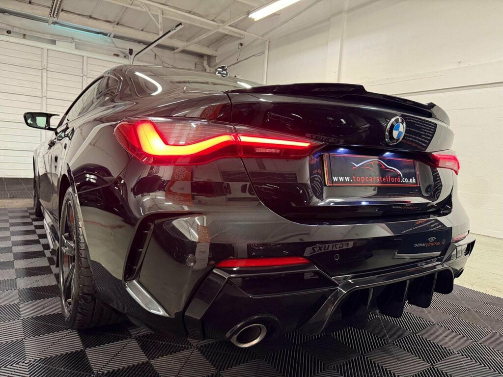 BMW 4 Series Gran Coupe Coupe 2.0 420D Mht M Sport Euro 6 Ss YH71NLP Black #2