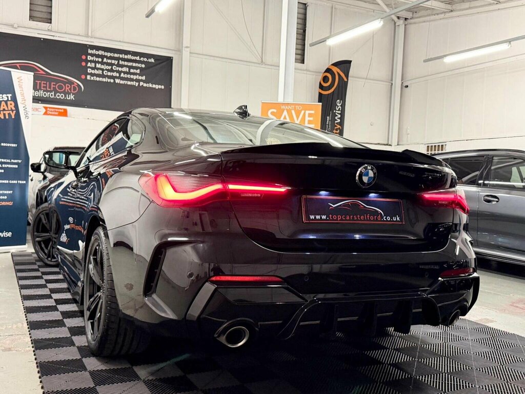 BMW 4 Series Gran Coupe Coupe 2.0 420D Mht M Sport Euro 6 Ss YH71NLP Black #6