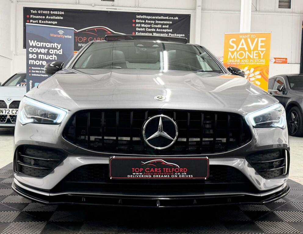 Mercedes-Benz CLA Class Saloon 2.0 Cla220d Amg Line Premium Plus 2 Coupe KO21UDK Grey #2