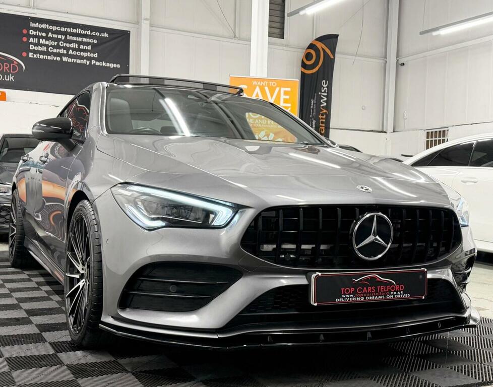 Mercedes-Benz CLA Class Saloon 2.0 Cla220d Amg Line Premium Plus 2 Coupe KO21UDK Grey #3
