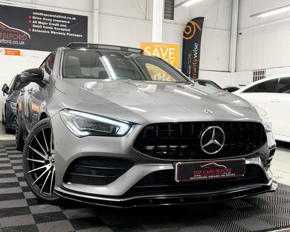Mercedes-Benz CLA Class Saloon 2.0 Cla220d Amg Line Premium Plus 2 Coupe Grey