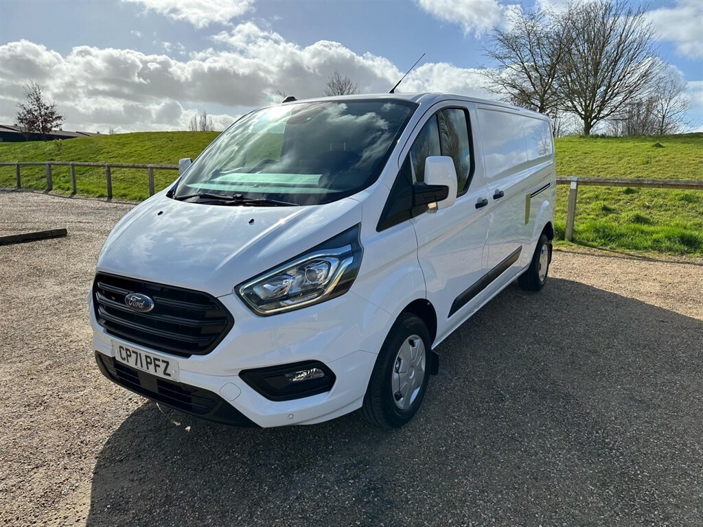 Ford Transit Custom 2.0 300 Ecoblue Trend L2 H1 Euro 6 CP71PFZ White #3