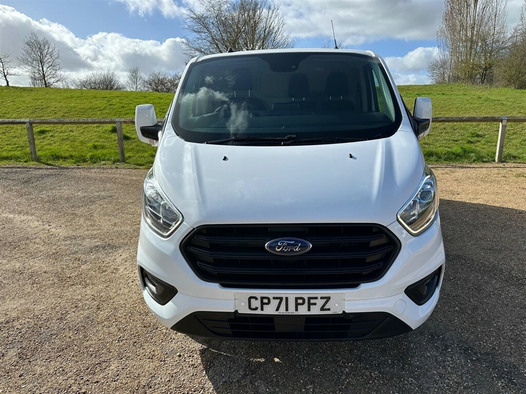 Ford Transit Custom 2.0 300 Ecoblue Trend L2 H1 Euro 6 CP71PFZ White #2