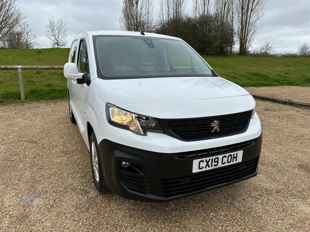 Peugeot Partner 1.6 Bluehdi 1000 Asphalt Standard Panel Van Swb Eu White
