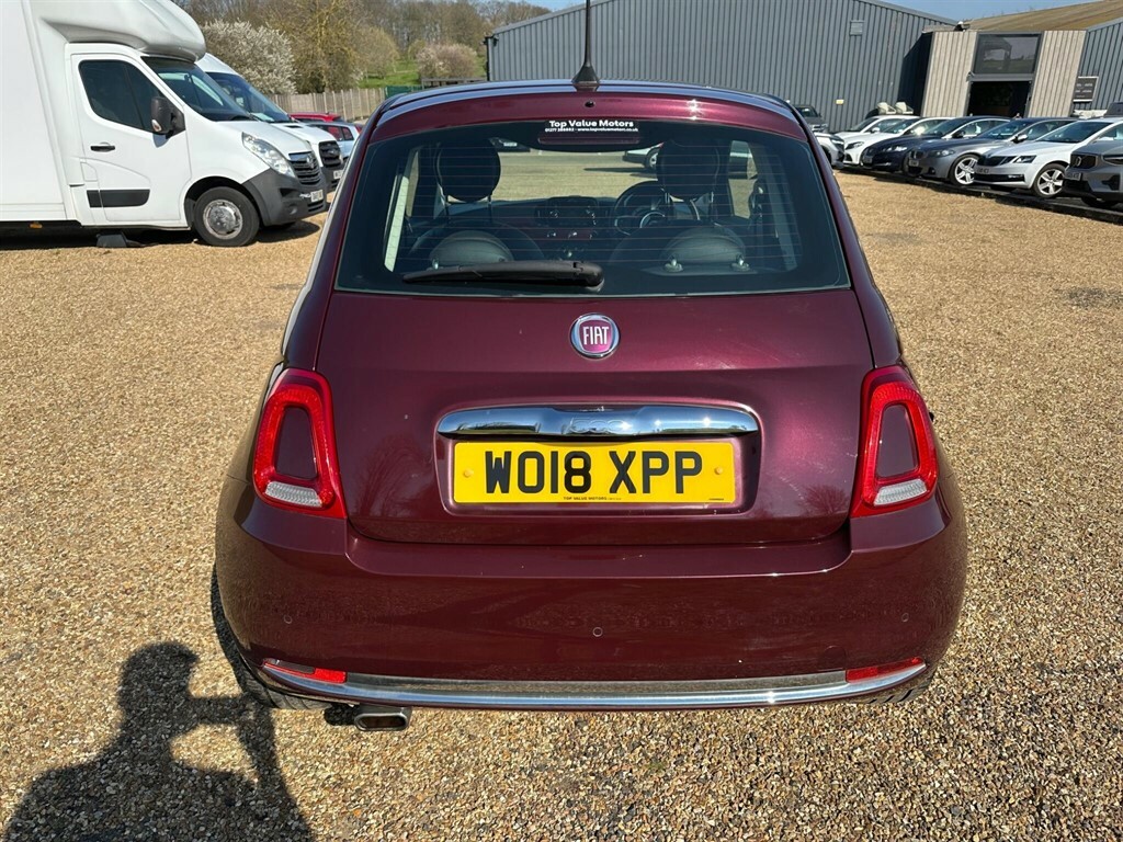 Fiat 500 1.2 Lounge Euro 6 Ss WO18XPP Red #6