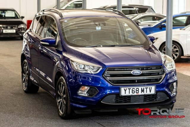 Ford Kuga 2.0 Tdci Ecoblue St-line Suv Awd YT68MTV Blue #3