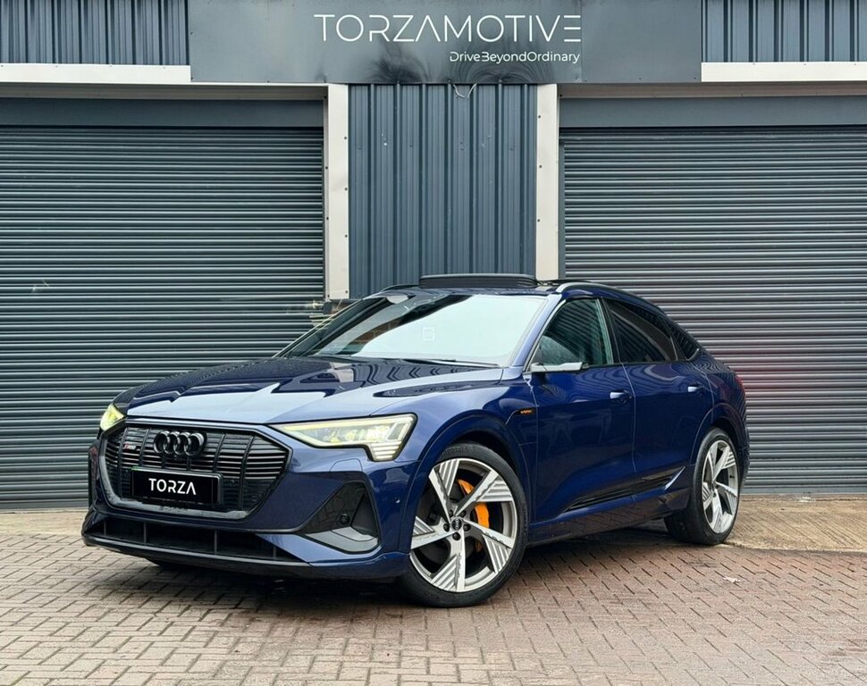 Audi E-tron Electric NL22MDV Blue #4