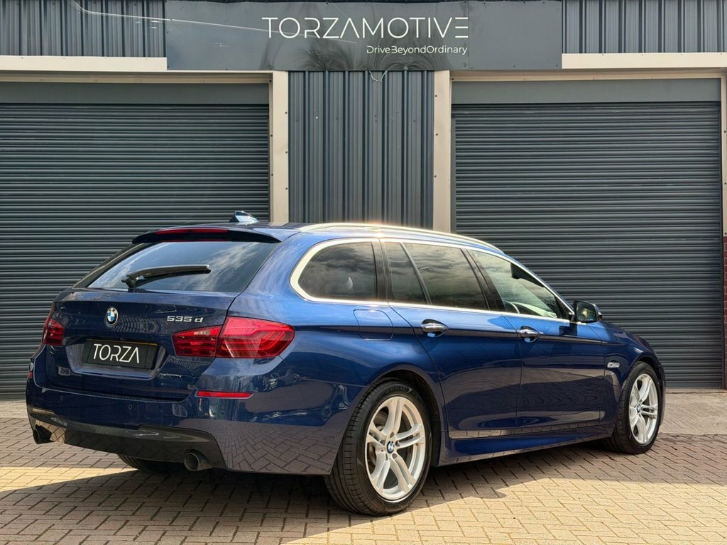 BMW 5 Series Diesel HD66EVK Blue #4