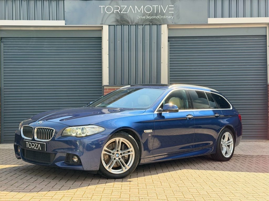 BMW 5 Series Diesel HD66EVK Blue #3