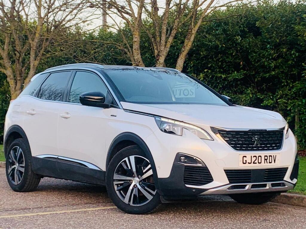 Peugeot 3008 1.5 Bluehdi Gt Line Eat Euro 6 Ss GJ20RDV White #2