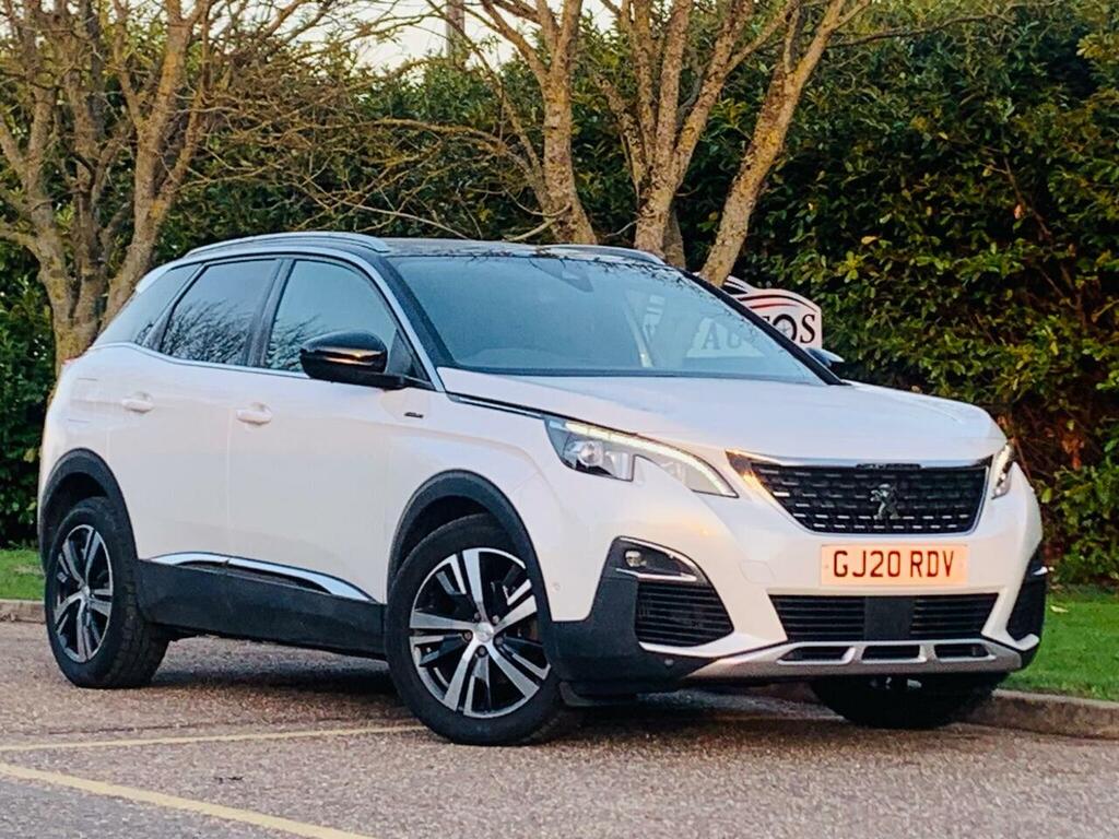 Peugeot 3008 1.5 Bluehdi Gt Line Eat Euro 6 Ss GJ20RDV White #3