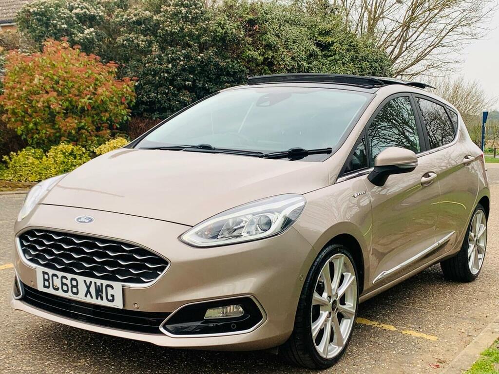 Ford Fiesta 1.0T Ecoboost Vignale Euro 6 Ss BC68XWG Beige #3