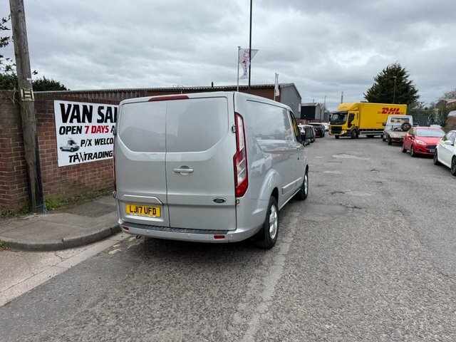 Ford Transit Custom 2017 2.0 Tdci 290 Limited Panel Van Man LJ17UFD Silver #6