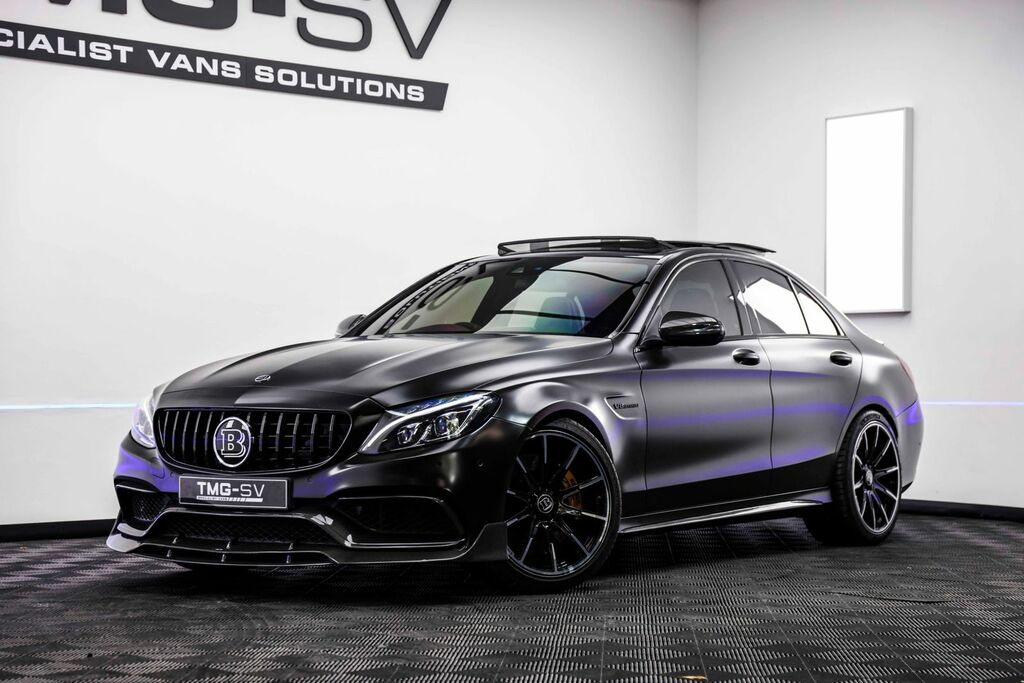 Mercedes-Benz C Class 4.0 C63 V8 Biturbo Amg S Edition 1 Saloon Petr Black