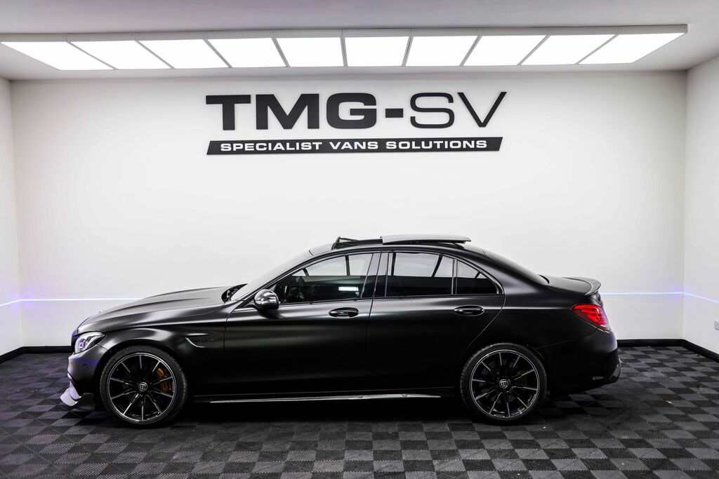 Mercedes-Benz C Class 4.0 C63 V8 Biturbo Amg S Edition 1 Saloon Petr G18YES Black #3