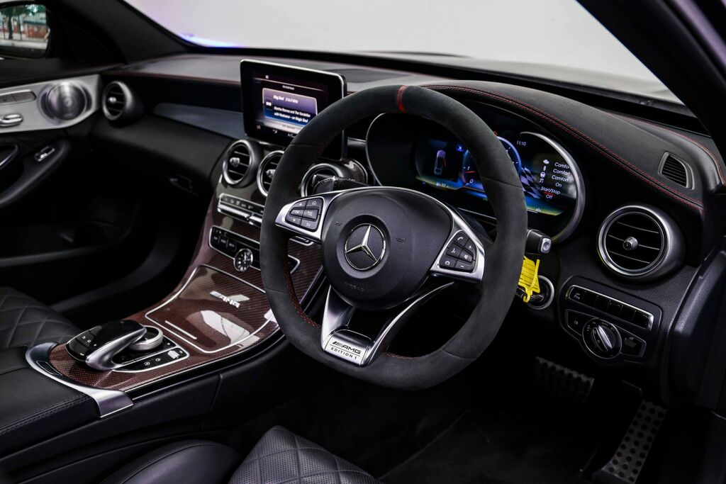 Mercedes-Benz C Class 4.0 C63 V8 Biturbo Amg S Edition 1 Saloon Petr G18YES Black #6