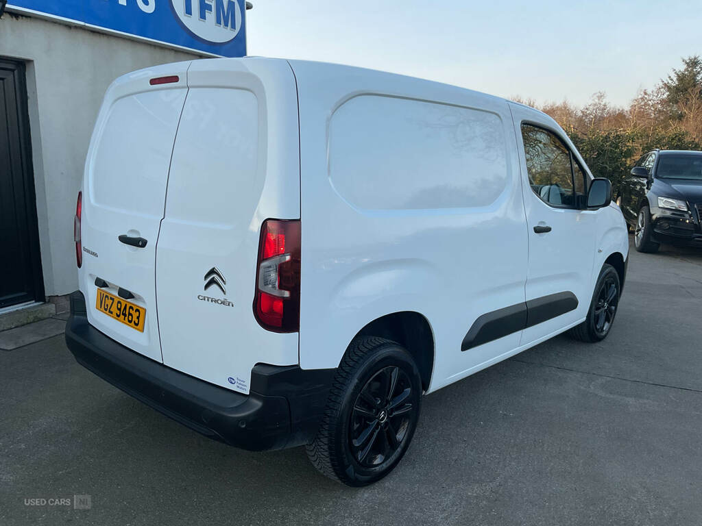 Citroen Berlingo 1.5 Bluehdi 1000Kg Enterprise Pro 100Ps 6 Speed VGZ9463 White #6
